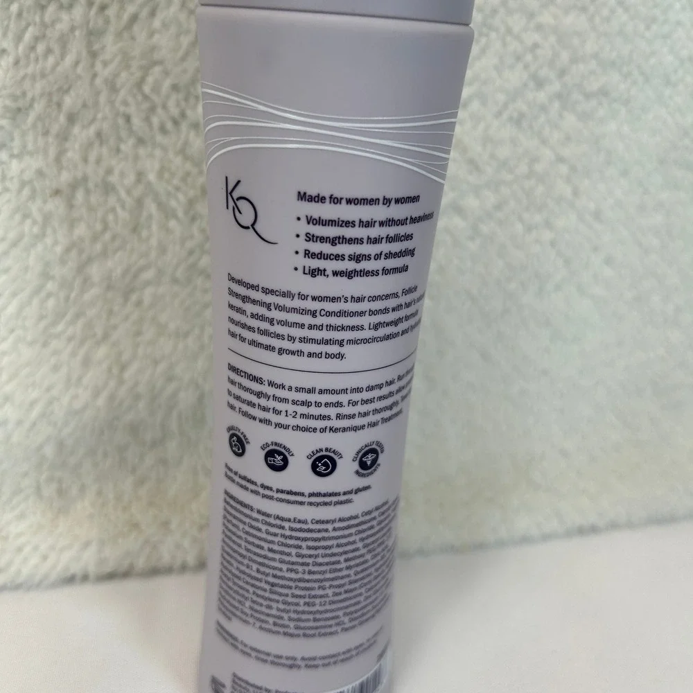 Keranique Follicle Strengthening Volumizing Conditioner 8oz Rejuvenate Keratin